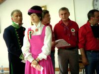 Il coro in costume ottocentesco